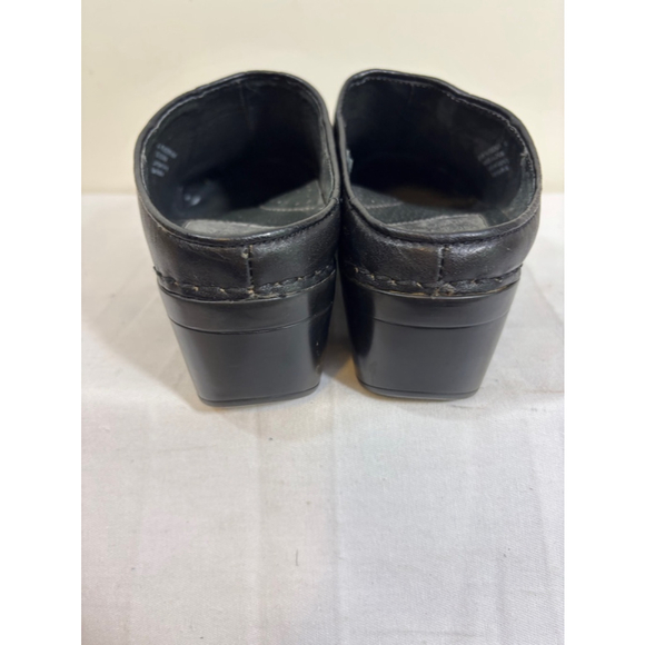 Women's Dansko Clogs Size 40 Black Leather - Picture 3 of 8